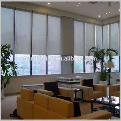 Wholesale blackout sunscreen roller blind fabrics material somfy motorized roller blinds