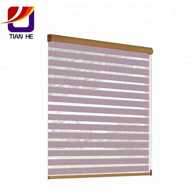 Customized Horizontal 100% Shading Rate zebra blinds fabric