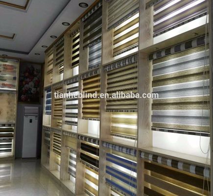 Polyester Cheap Fabric Zebra Blinds Combi Dual Blinds
