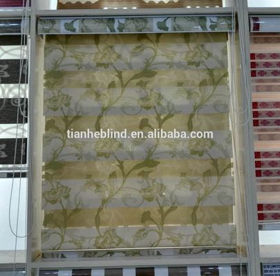 Polyester Cheap Fabric Zebra Blinds Combi Dual Blinds