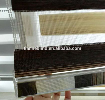 Polyester Cheap Fabric Zebra Blinds Combi Dual Blinds