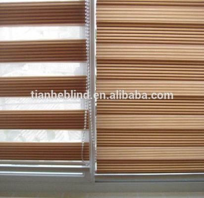 Tianhe Factory Wholesale Zebra Blinds Fabric/ Rain bow Colored Window Blinds