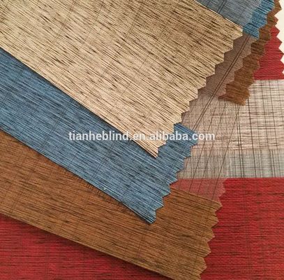 New Design Polyester Fabric 28mm Aluminum Tube Zebra Blinds/Double Layer Roller Blinds