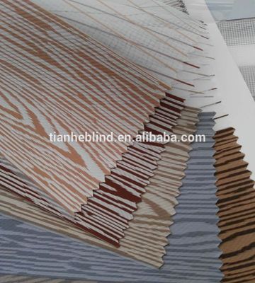 New Design Polyester Fabric 28mm Aluminum Tube Zebra Blinds/Double Layer Roller Blinds