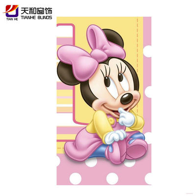 Customised roller personalized roller cartoon characters blind