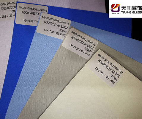 100% polyester custom blackout fabric for  roller blinds and fabric for roller shade and curtain manufacturer