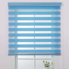 SunShade  Restroom Window Waterproof  Blackout  Day And Night  Zebra Roller Blind
