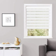 SunShade  Restroom Window Waterproof  Blackout  Day And Night  Zebra Roller Blind